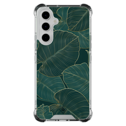 Casimoda Samsung Galaxy A55 shockproof hoesje - Monstera leaves