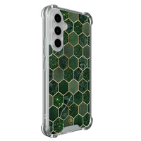 Casimoda Samsung Galaxy A55 shockproof hoesje - Kubus groen