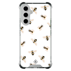 Casimoda Samsung Galaxy A55 shockproof hoesje - Bee happy