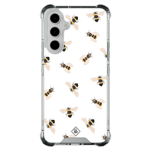 Casimoda Samsung Galaxy A55 shockproof hoesje - Bee happy
