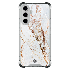 Casimoda Samsung Galaxy A55 shockproof hoesje - Marmer goud
