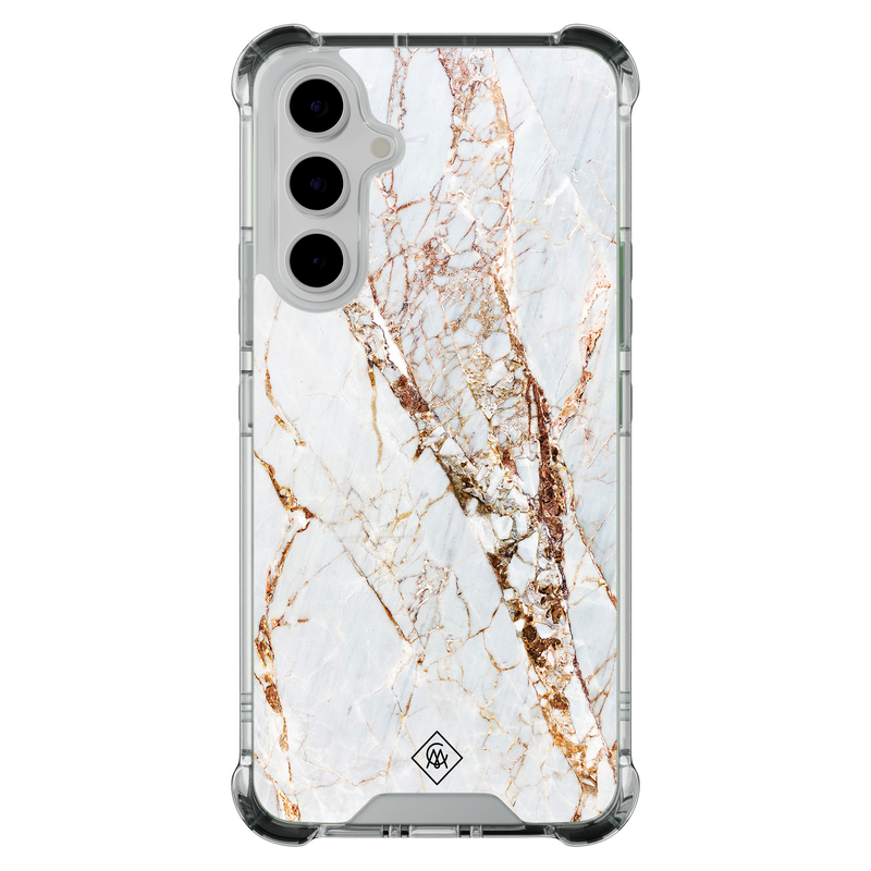 Casimoda Samsung Galaxy A55 shockproof hoesje - Marmer goud