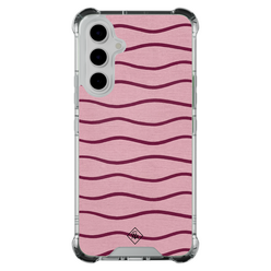 Casimoda Samsung Galaxy A55 shockproof hoesje - Soft stripes