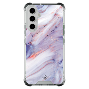 Casimoda Samsung Galaxy A55 shockproof hoesje - Marmer paars