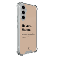 Casimoda Samsung Galaxy A55 shockproof hoesje - Hakuna matata