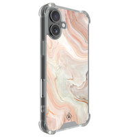 Casimoda iPhone 18 shockproof hoesje - Marmer waves
