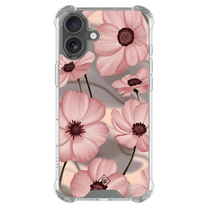 Casimoda iPhone 18 shockproof hoesje - Soft bloom pink
