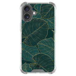 Casimoda iPhone 18 shockproof hoesje - Monstera leaves