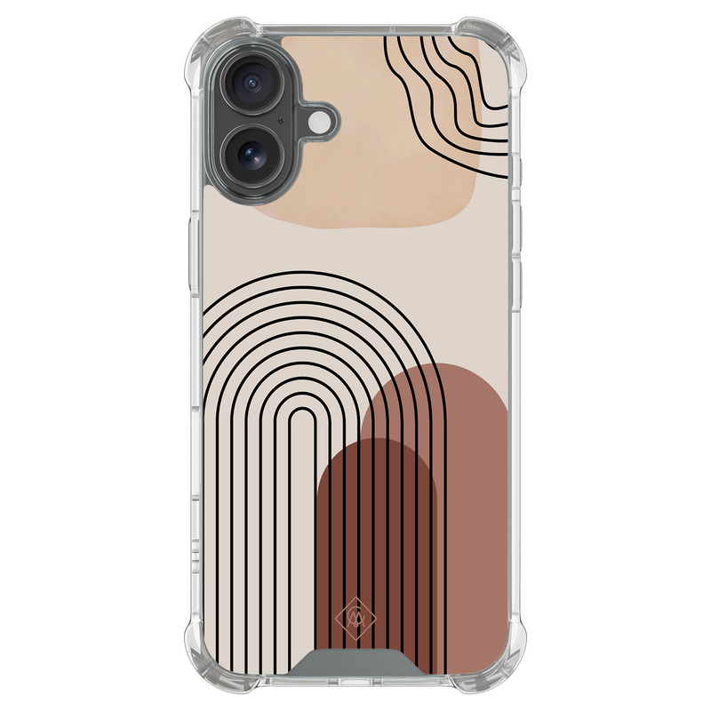 Casimoda iPhone 18 shockproof hoesje - Warm curves