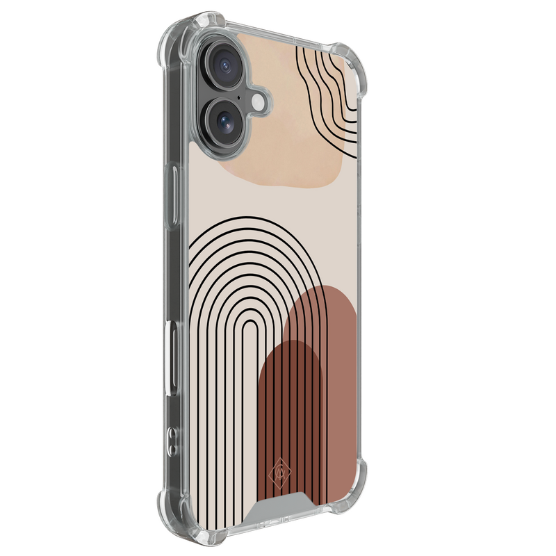 Casimoda iPhone 18 shockproof hoesje - Warm curves
