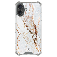 Casimoda iPhone 18 shockproof hoesje - Marmer goud