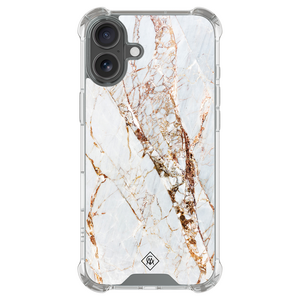 Casimoda iPhone 18 shockproof hoesje - Marmer goud