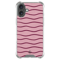 Casimoda iPhone 18 shockproof hoesje - Soft stripes