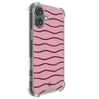 Casimoda iPhone 18 shockproof hoesje - Soft stripes