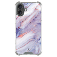 Casimoda iPhone 18 shockproof hoesje - Marmer paars
