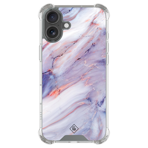 Casimoda iPhone 18 shockproof hoesje - Marmer paars