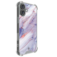Casimoda iPhone 18 shockproof hoesje - Marmer paars