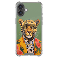 Casimoda iPhone 18 shockproof hoesje - Luipaard hipster