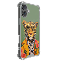 Casimoda iPhone 18 shockproof hoesje - Luipaard hipster