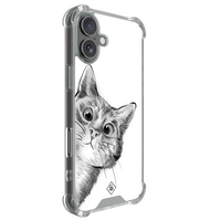 Casimoda iPhone 18 shockproof hoesje - Kat kiekeboe