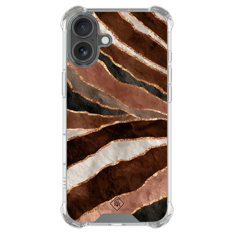 Casimoda iPhone 18 shockproof hoesje - Earth agate