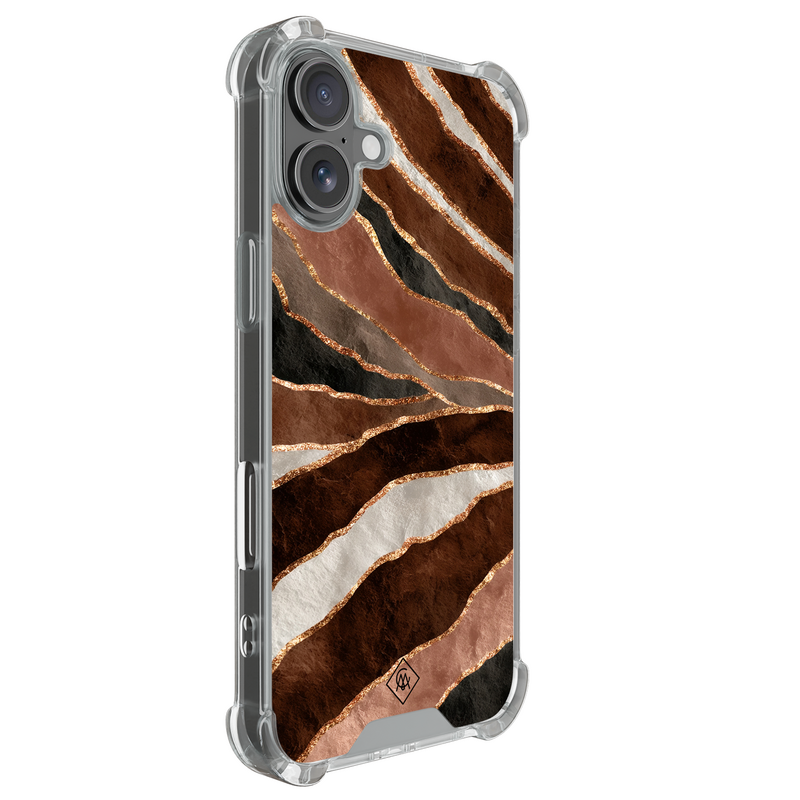 Casimoda iPhone 18 shockproof hoesje - Earth agate