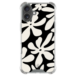Casimoda iPhone 18 shockproof hoesje - Noir bloom