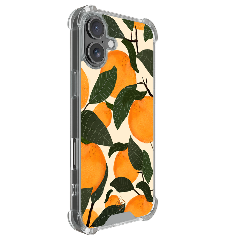 Casimoda iPhone 18 shockproof hoesje - Orange garden