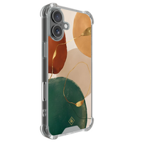 Casimoda iPhone 18 shockproof hoesje - Earthy luxe
