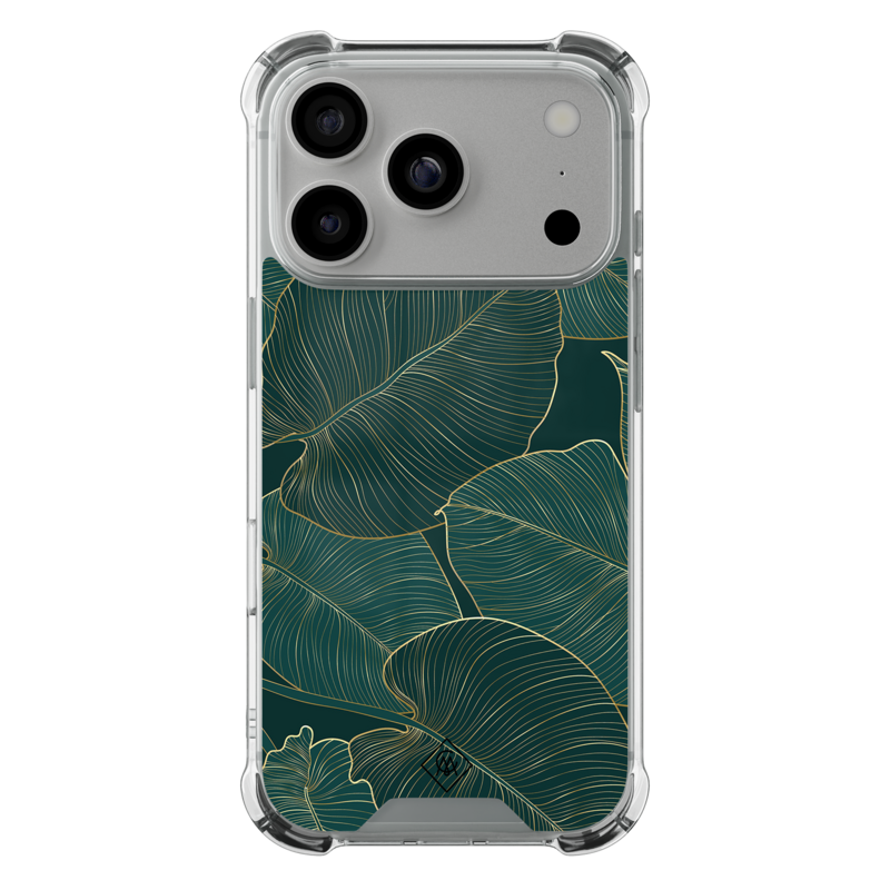 Casimoda iPhone 18 Pro shockproof hoesje - Monstera leaves