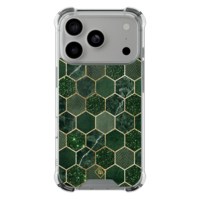 Casimoda iPhone 18 Pro shockproof hoesje - Kubus groen