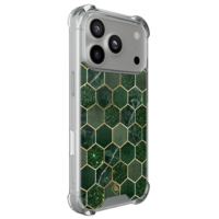 Casimoda iPhone 18 Pro shockproof hoesje - Kubus groen