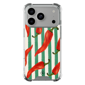 Casimoda iPhone 18 Pro shockproof hoesje - Hot pepper vibes