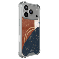 Casimoda iPhone 18 Pro shockproof hoesje - Abstract terracotta