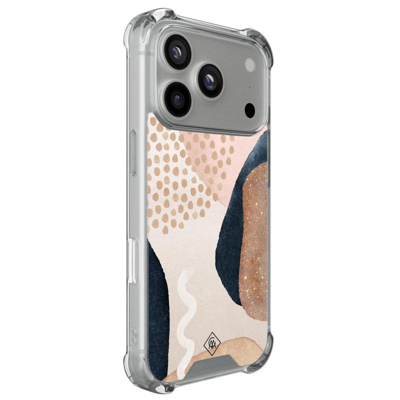 Casimoda iPhone 18 Pro shockproof hoesje - Abstract dots