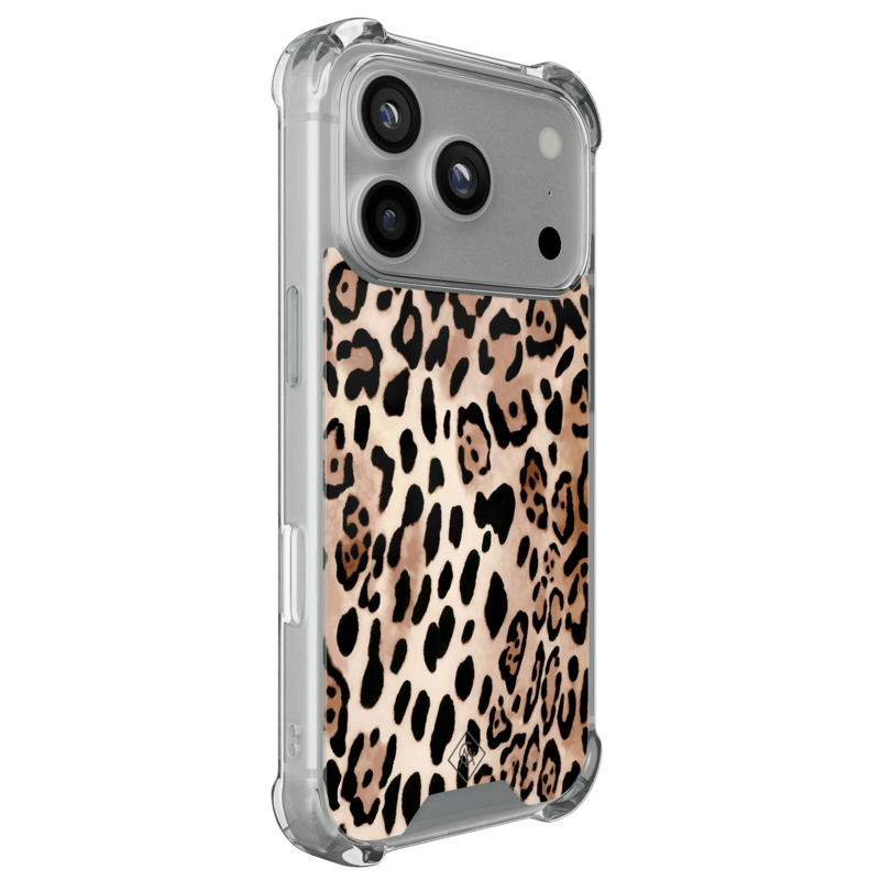 Casimoda iPhone 18 Pro shockproof hoesje - Golden wildcat