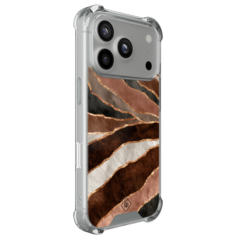 Casimoda iPhone 18 Pro shockproof hoesje - Earth agate