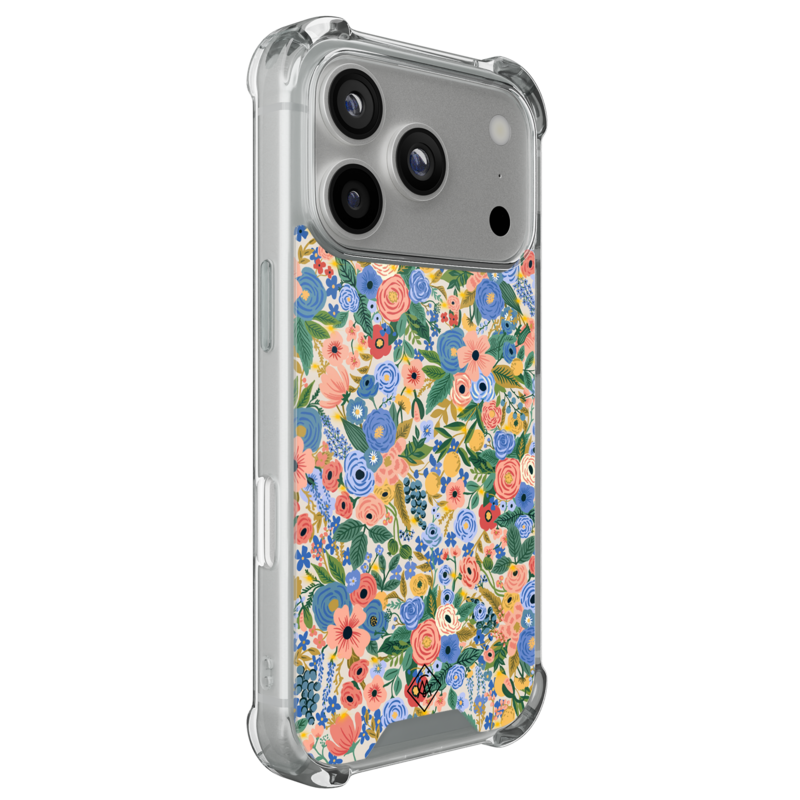 Casimoda iPhone 18 Pro shockproof hoesje - Blue gardens