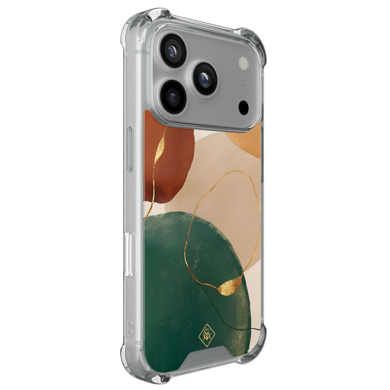 Casimoda iPhone 18 Pro shockproof hoesje - Earthy luxe