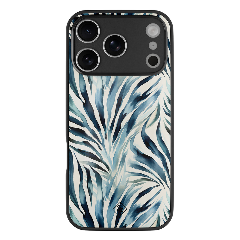 Casimoda iPhone 18 Pro glazen hardcase - Japandi waves