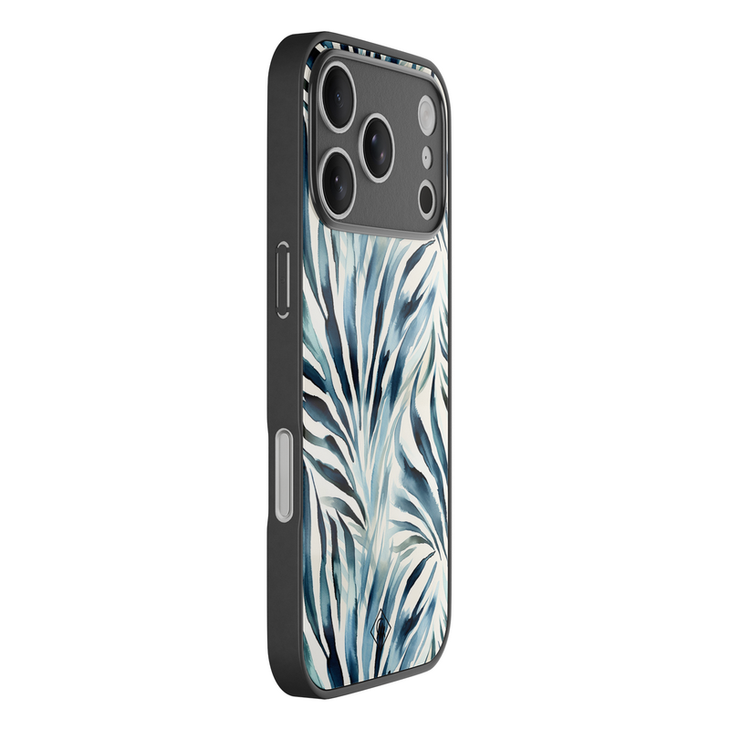 Casimoda iPhone 18 Pro glazen hardcase - Japandi waves
