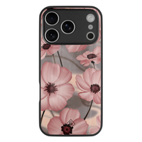 Casimoda iPhone 18 Pro glazen hardcase - Soft bloom pink