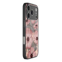 Casimoda iPhone 18 Pro glazen hardcase - Soft bloom pink