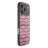 Casimoda iPhone 18 Pro glazen hardcase - Soft stripes