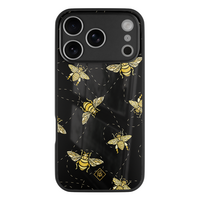 Casimoda iPhone 18 Pro glazen hardcase - Bee yourself