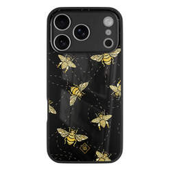 Casimoda iPhone 18 Pro glazen hardcase - Bee yourself