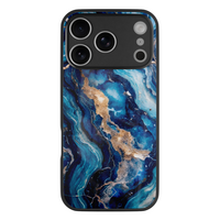 Casimoda iPhone 18 Pro glazen hardcase - Ocean marble