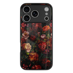Casimoda iPhone 18 Pro glazen hardcase - Floral garden
