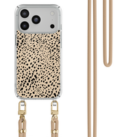 Casimoda iPhone 18 Pro hoesje met beige koord - Spot on