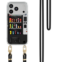 Casimoda iPhone 18 Pro hoesje met zwart koord - Snoepautomaat